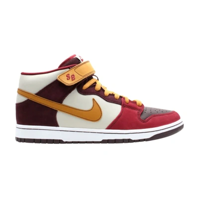 Pre-owned Nike Dunk Mid Pro Sb In Red
