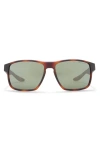 Nike Essential Venture 59mm Square Sunglasses In Matte Tortoise Green Gunmetal