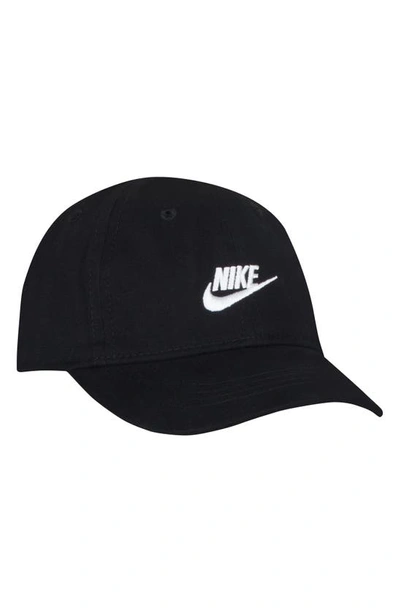 Nike Babies' Futura Curve Brim Baseball Cap In Black