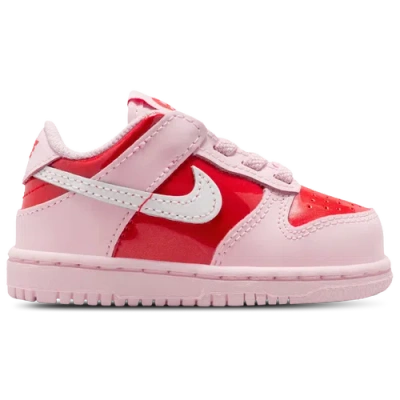 Nike Kids' Girls  Dunk Low Valentines Day In Pink Foam/summit White/red