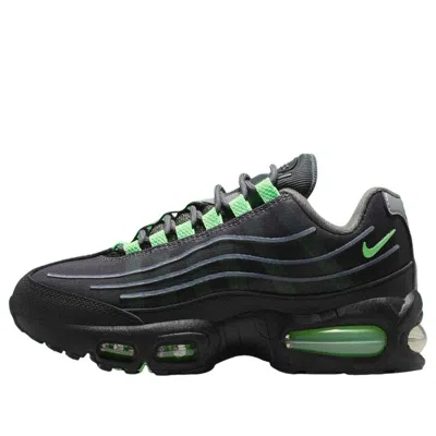 Nike (gs)  Air Max 95 Tech 'illusion Green' In Black