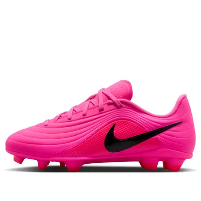 Nike (gs)  Jr. Tiempo Maestro Club Mg 'multi Color Black' In Pink