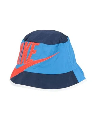 Nike Hat Azure Size S/m Nylon, Cotton In Blue