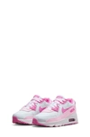 Nike Kids' Air Max 90 Sneaker In Playful Pink/white/pink Foam