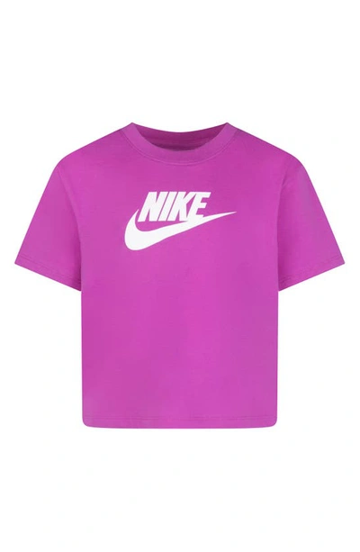 Nike Kids' Club Jersey T-shirt In Active Fuchsia