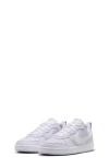 Nike Kids' Court Borough Low Top Sneaker In Grape/ White/ Lilac