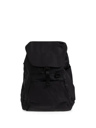 Nike Logo-embroidered Buckle-fastening Backpack In Black