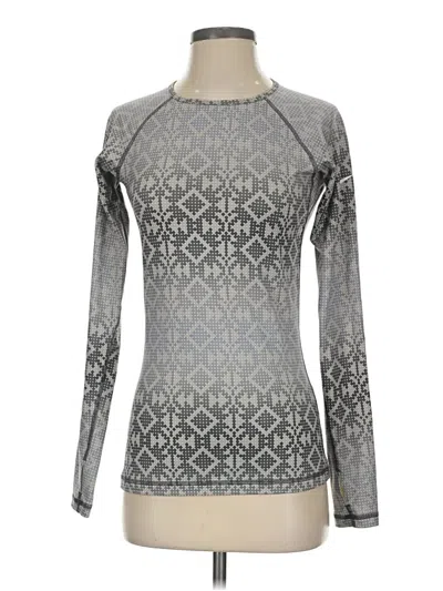 Pre-owned Nike Long Sleeve T-shirt In Silver