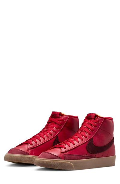 Nike Men's Blazer Mid '77 Vintage Shoes In Red