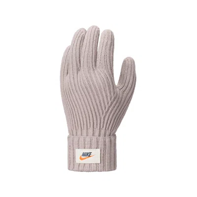 Nike Men's City Knit Gloves (1 Pair) In Grey