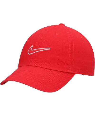 Nike Men's  Red Heritage86 Essential Logo Adjustable Hat