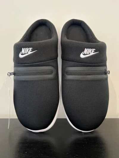 Pre-owned Nike Men's Size 13  Burrow Na Slippers Black/white Dj3130-001 Rare