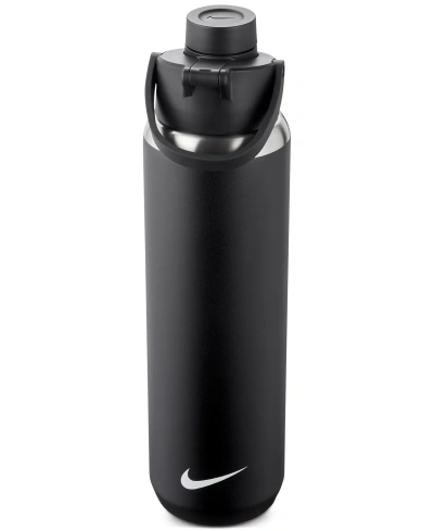 Nike Men's Ss Recharge 24-oz. Chug Bottle In Black,black,white
