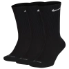 Nike Mens  3 Pack Dri-fit Plus Crew Socks In Black/white