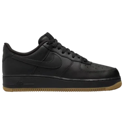 Nike Mens  Air Force 1 Low In Black/gum
