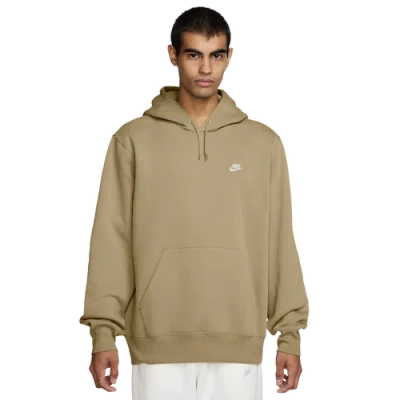 Nike Mens  Club Pullover Hoodie In Parachute Beige/white