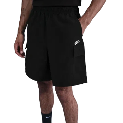 Nike Mens  Club Utility Shorts In Black/white