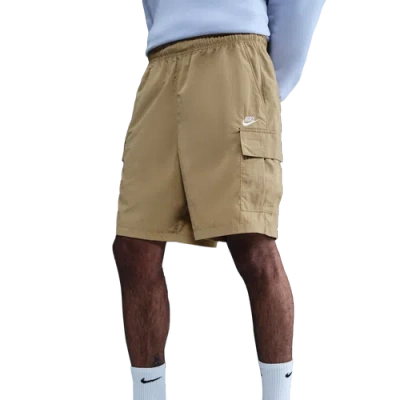 Nike Mens  Club Utility Shorts In Parachute Beige/white