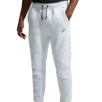 Nike Mens  Dri-fit Retro Fleece Crew In Bright Violet/off White