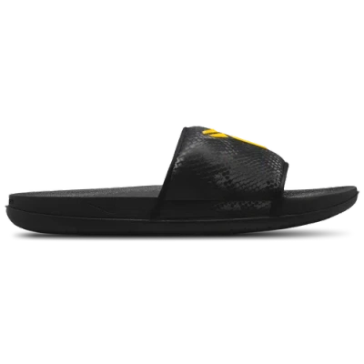 Nike Mens  Kobe Off Court Slides In Black/university Gold