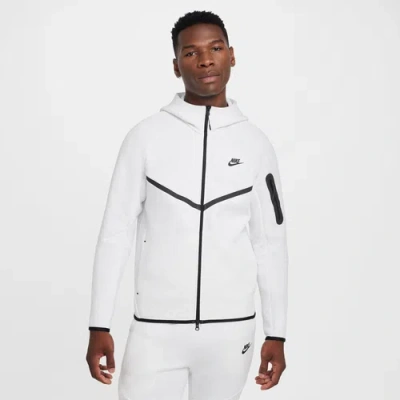 Nike Mens  Tech Fleece Full-zip Windrunner Hoodie In Black/birch