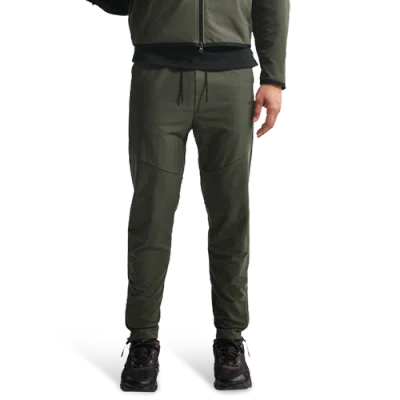 Nike Mens  Tech Shori Knit Drill Pant In Black/cargo Khaki