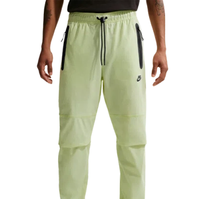 Nike Mens  Tech Woven Pants Oh In Lt Liquid Lime/black
