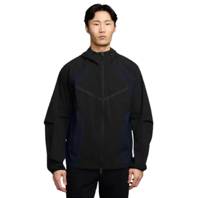 Nike Mens  Tech Woven Pro Full-zip Jacket In Black/black