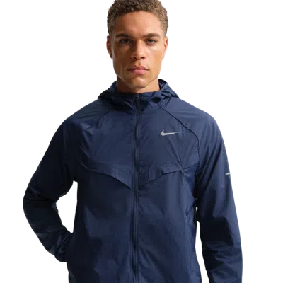 Nike Mens Uv Rpl Stride Jacket In Blue
