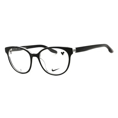 Nike Mini Clear Demo Lenses Eyeglasses In Black