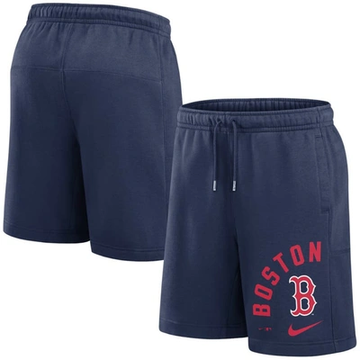 Nike Navy Boston Red Sox Arched Kicker Shorts