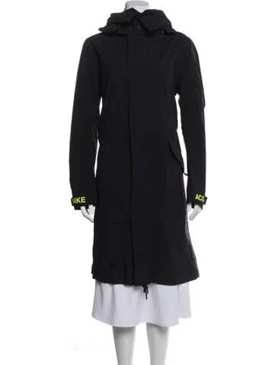 Pre-owned Nike Nylon Performance Coat In Black