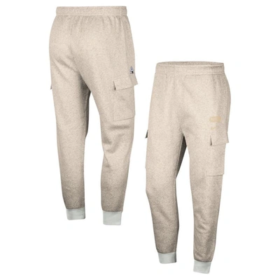 Nike Oatmeal Purdue Boilermakers Club Cargo Jogger Pants In Heather Gray