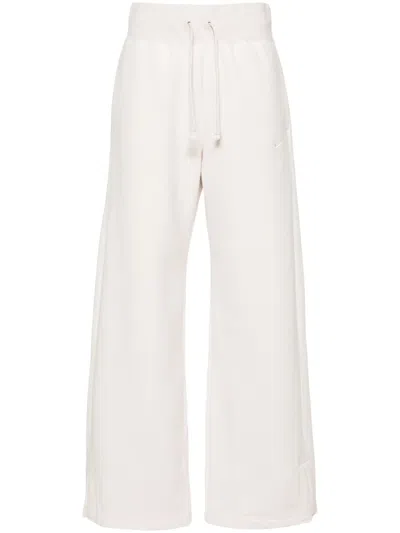 Nike Pheonix Fleece Track Pants In Neutrals