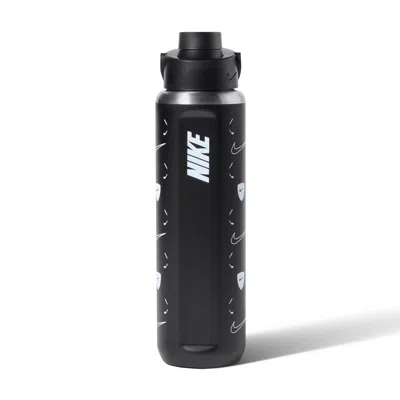 Nike Recharge Stainless Steel Chug Bottle (32oz) In Black