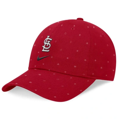 Nike Red St. Louis Cardinals Primetime Print Club Adjustable Hat