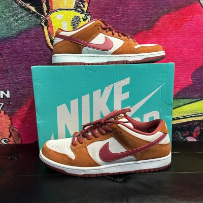 Pre-owned Nike Sb Dunk Low “dark Russet” Size 11 Shoes In Brown