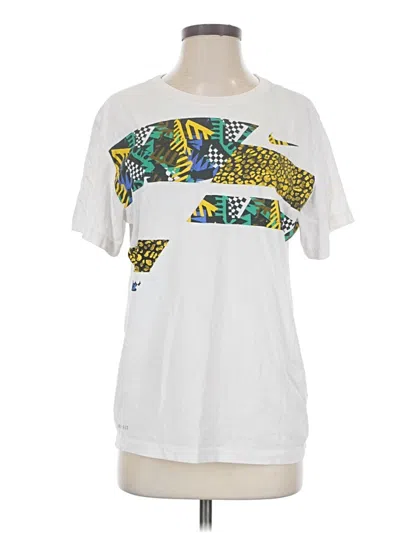 Pre-owned Nike Short Sleeve T-shirt In White