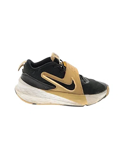 Pre-owned Nike Kids' Sneakers In Gold