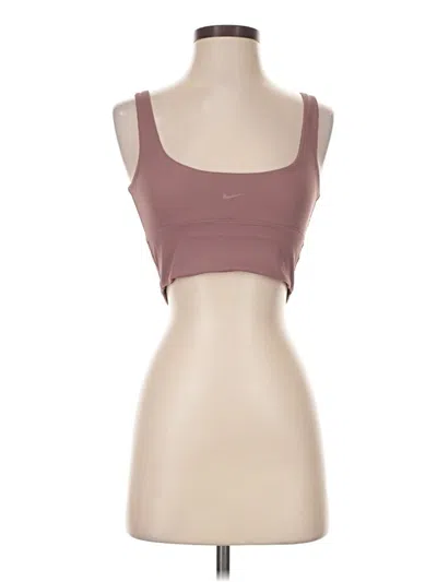 Pre-owned Nike Sports Bra In Brown