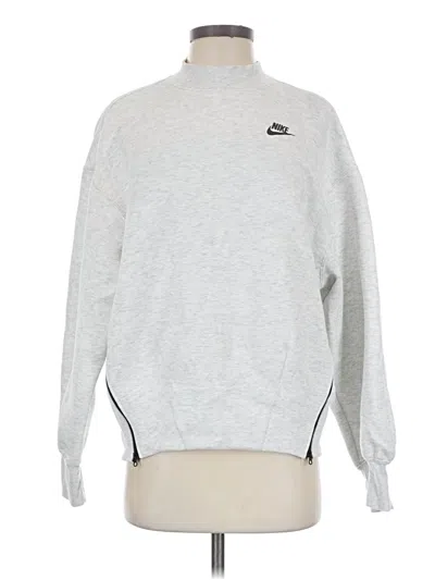 Pre-owned Nike Sweatshirt In Silver