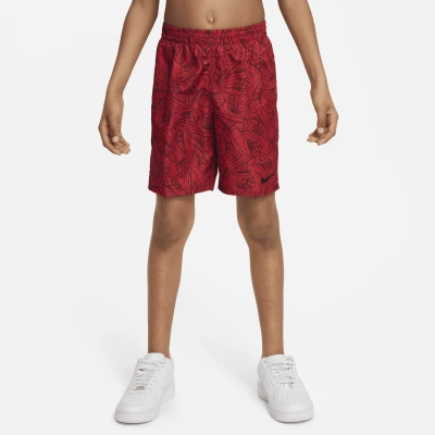 Nike Swim Sneakers Big Kids' (boys') 7" Volley Shorts In Red