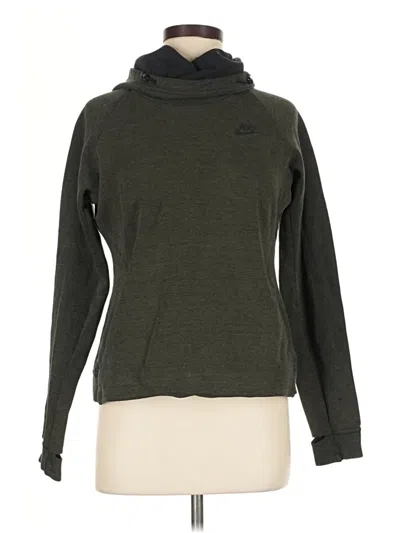 Pre-owned Nike Turtleneck Sweater In Green