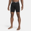 Nike Ultra Comfort Men's Dri-fit Long Boxer Brief (3-pack) In Black