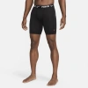 Nike Men's Ultra Comfort Dri-fit Long Boxer Brief (3-pack) In Black