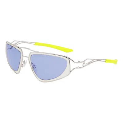 Nike Veil Mini Silver Sunglasses In White