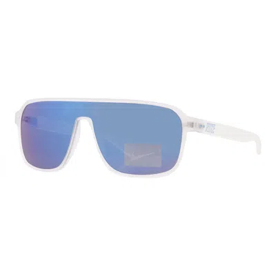 Nike Vintage Flyer Mini Sunglasses With Matte Clear Frame In Blue