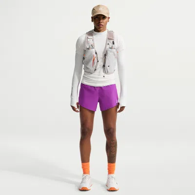 Nike Women's  Acg Dri-fit 4" Brief-lined Trail Running Shorts In Purple