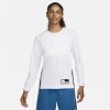 Nike Women's Dri-fit Long-sleeve Warm-up Basketball Top In White