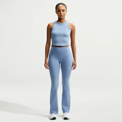 Nike Women's One High-waisted Flared Leggings In Blue